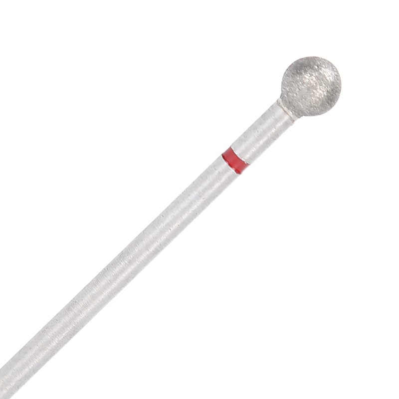 50pcs Nail Cutter Drill Bit for Manicure, Spherical Nail Drill Bits Nail File Bits for Gel Nails Cuticles Dead Skin Removal Nail Polishing Grinding Head Accessory Manicure Drill Set(5.0mm)