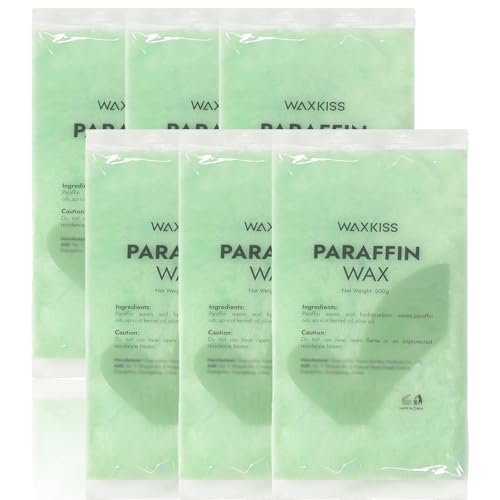 Paraffin Wax for Hand and Feet, 6 Packs Aloe vera Paraffin Wax Refill for Paraffin Wax Bath Hydration