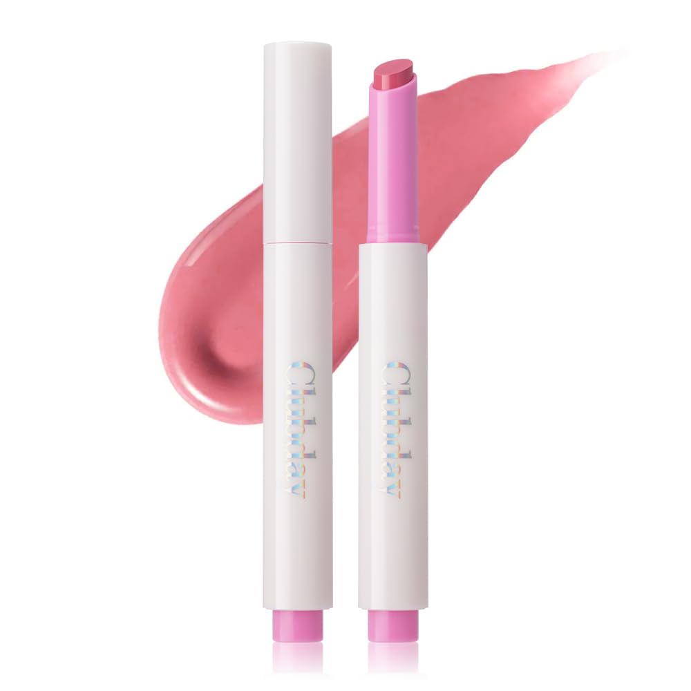 Clubday Hydrating Tinted Lip Balm Natural Lip Plumper Gloss, Lightweight Moisturizing Lip Care-01