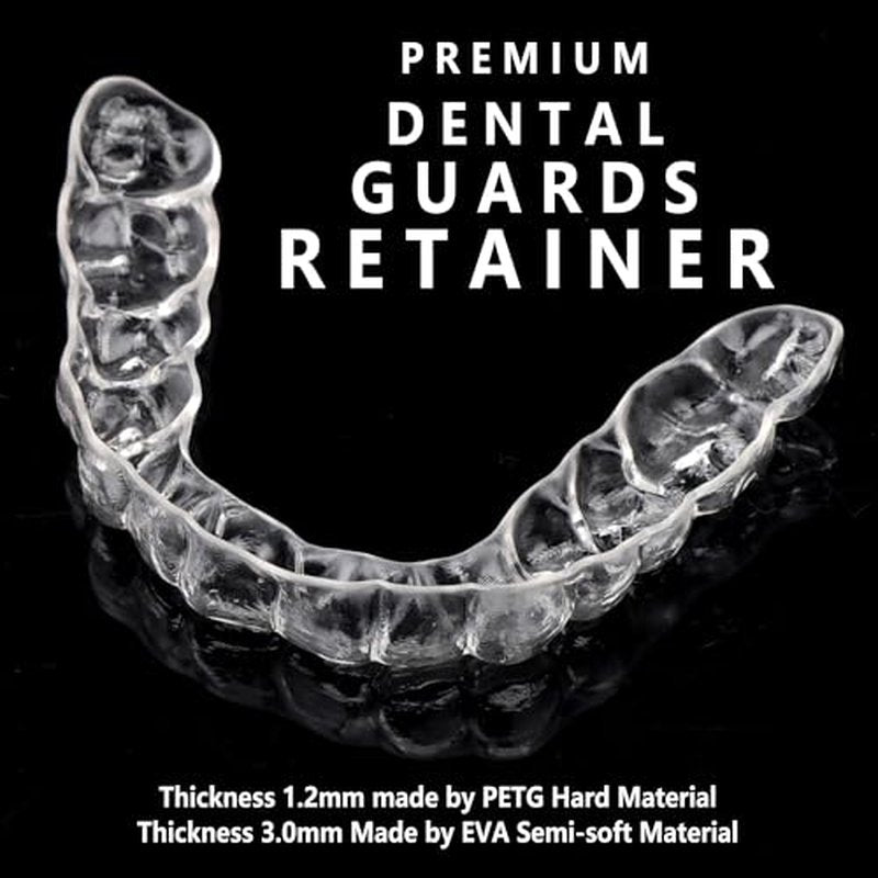 Custom Night Guard, Custom Dental Retainer Durable Mouth Teeth Guard Against Teeth Grinding/Clenching, One Pack