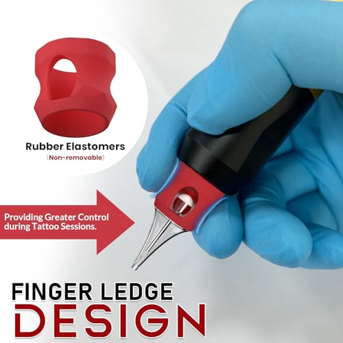 Wormhole Tattoo Cartridge Needles 7RS Needle Cartridge #12 Standard 7 Round Shader Tattoo Needles 20PCS Disposable Finger Ledge Cartridges 3.5MM Taper for Tattoo Gun Tattoo Supplies 1207RS