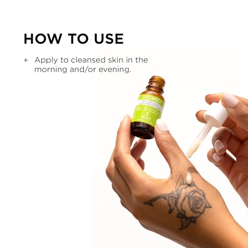 IMAGE Skincare, BIOME+ Dew Bright Serum, Microbiome Friendly Facial Serum, Boosts Luminosity and Enhances Elasticity