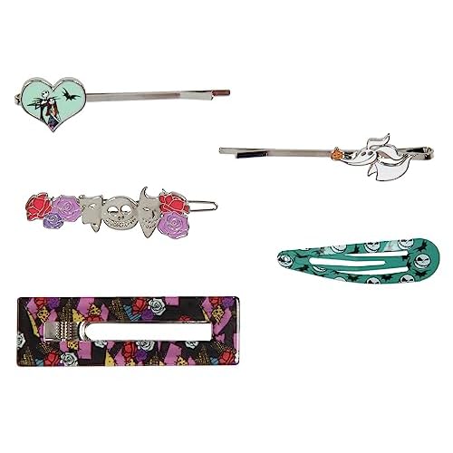 The Nightmare Before Christmas Hair Pins and Hair Clips For Women 5 Piece Set