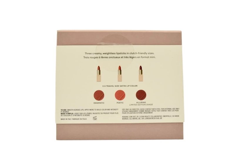 Mini Satin Lipstick Set - Luxurious Rose-Inspired Shades | Perfect for On-the-Go