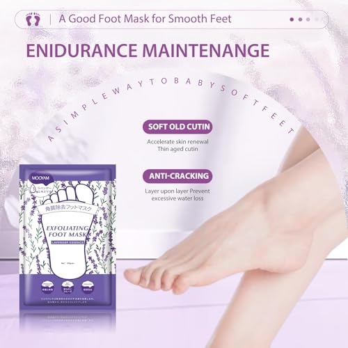 Hydrating Hand Foot Masks Set,3 Pack Glove Mask for Dry Hand,Exofliating 3 Pack Socks Maskfor Peeling Away Dead Skin Calluses£¨Lavender£©
