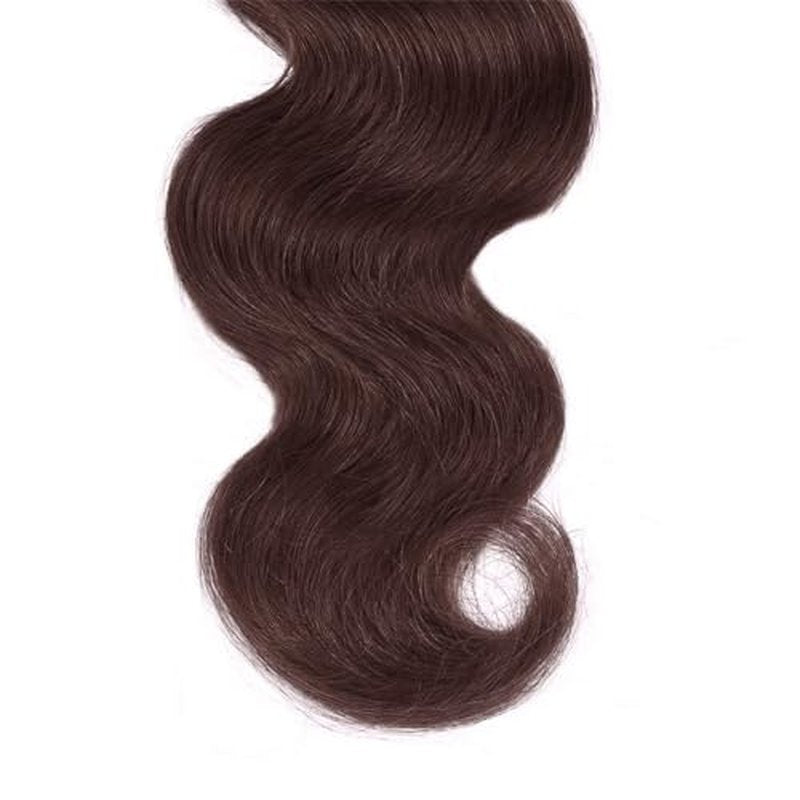 Brown Bundles Color 4 Body Wave Chocolate Brown Human Hair Bundles Dark Brown Weave Brazilian Human Hair Double Weft Body Sew In Extensions 24 26 28 Inch for Black Women