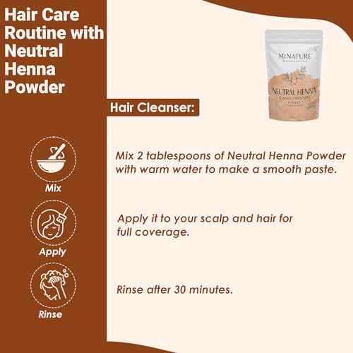minature Pure Neutral Henna Powder(Cassia Obovata) |for Hair Conditioning| Adds no Colour to hair| 100% Herbal & Natural Scalp care mask |Unisex |227 gm(8 oz)