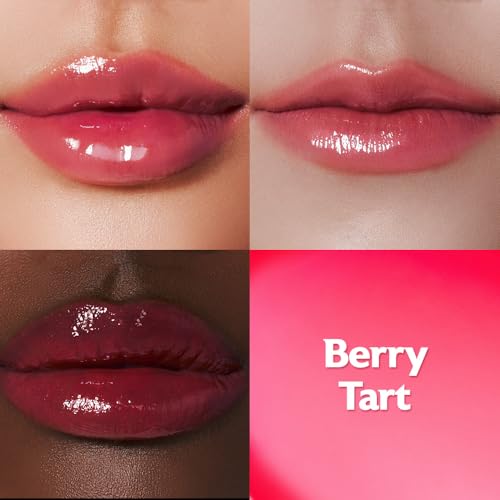 milktouch Vegan Glow Up Collagen Lip Balm?Hydrating Lip Care with Collagen, Peptide, PDRN, Cica & Shea Butter for Dry Lips Repair, Anti-Aging, Non-Sticky Moisturizer for Fuller Lips(15g) #Berry Tart