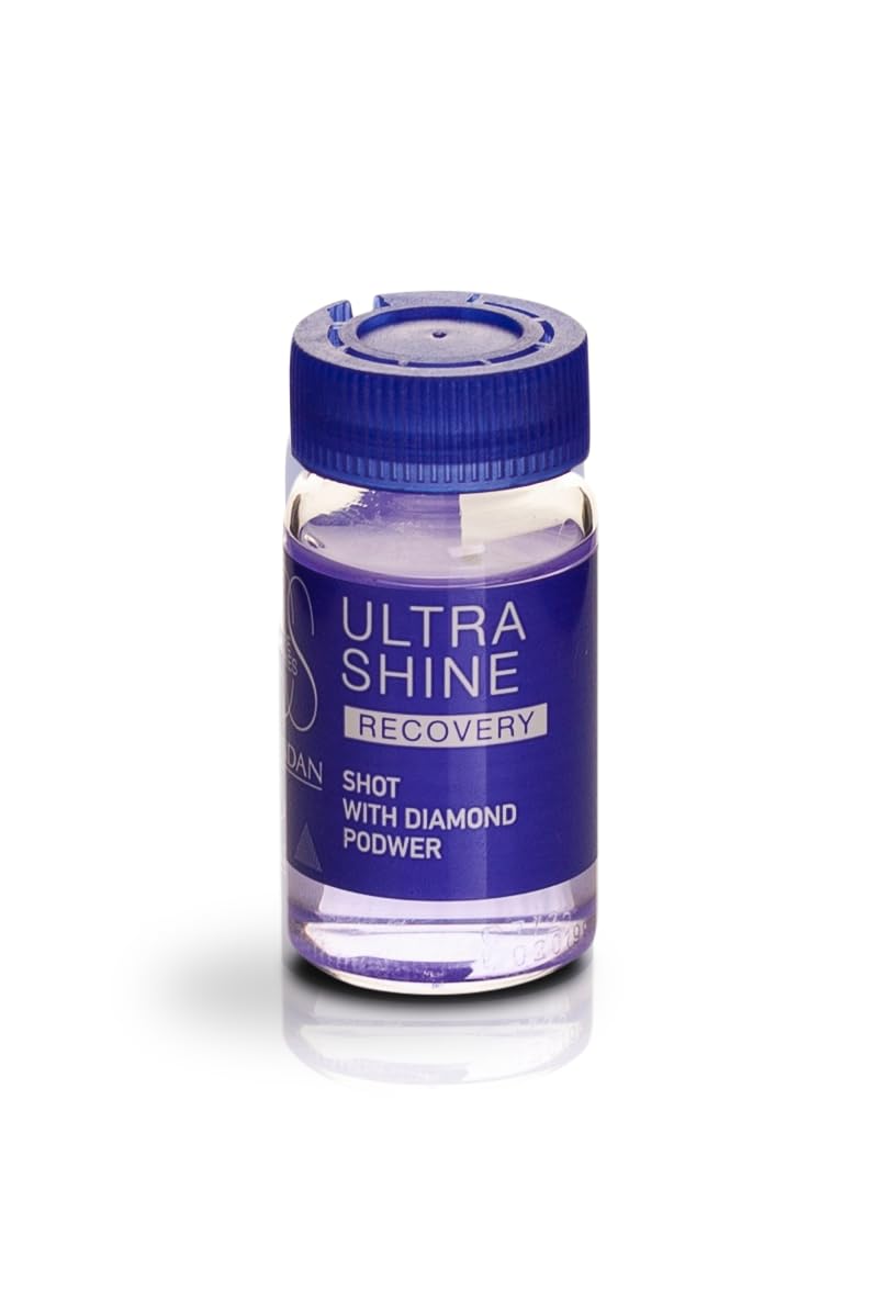Lendan Ultra Shine Recovery – Diamond Powder, Jojoba Oil and Grape Seed Extract, 6×10 ml Ampoules