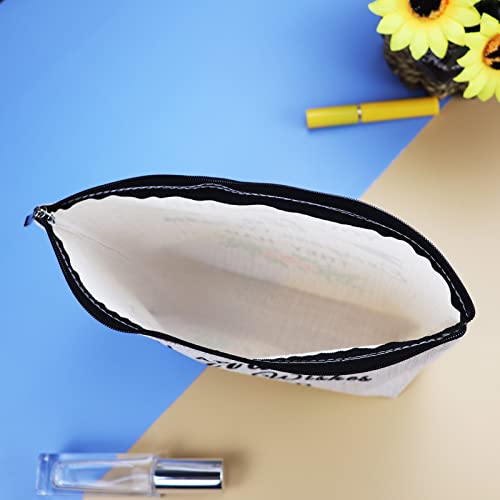 Aunt Gift from Niece Nephew Tia Gifts Makeup Bag Mothers Day Thanksgiving Christmas Birthday Gifts for Aunt Tia Auntie Cosmetic Bag Aunt Appreciation Gifts Aunt Makeup Pouch Travel Toiletry Bag