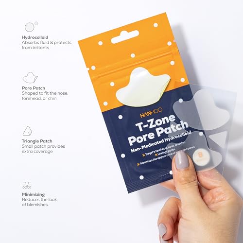 Hanhoo Soothing Blemish Patch,Extra Strength Blemish Patch,Face & Body Blemish Patch,and T-Zone Pore Patch Bundle,90 Total Patches,with Salicylic Acid, Tea Tree, and Aloe, Blackhead and Acne Treatment