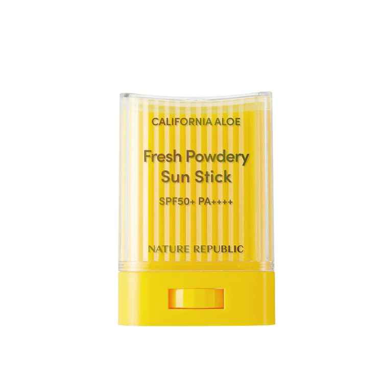 BC233 California Aloe Fresh Powdery Sun Stick, Suncream, Sunscreen SPF50+ PA++++ (24g 0.77 oz), 1 Count (Pack of 1)