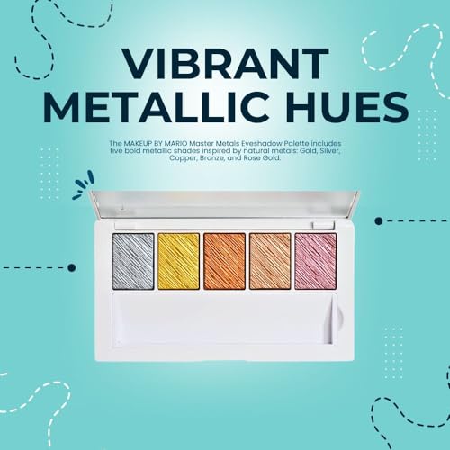 MAKEUP BY MARIO Master Metals¢ç Eyeshadow Palette 5 x 0.05 oz/ 1.5 g