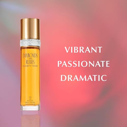 Elizabeth Taylor Women's Perfume, Diamonds and Rubies, Eau De Toilette EDT Spray, 3.3 Fl Oz