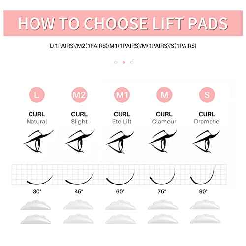 ICONSIGN Lash Lift Kit, Professional Salon Semi-Permanent Curling Eyelash Perm Kit with Lash Shields, Eye Gel Pads and Brushes