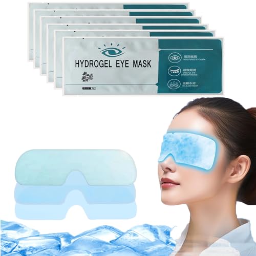 Cold Compress Hydrogel Eye Patch - Cooling Eye Mask, Easy to Carry, No Need to Freeze