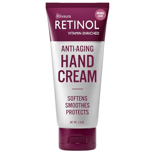 Retinol Anti-Aging Hand Cream ? The Original Retinol Brand For Younger Looking Hands ?Rich, Velvety Conditions & Protects Skin, Nails & Cuticles ? Vitamin A Minimizes Age¡¯s Effect on Skin