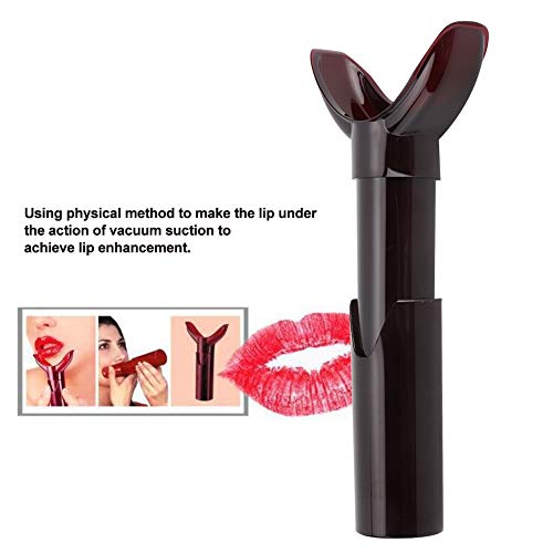 Lip Plumper Device,Lip Plumper, Lip Plumper Tool Lip Plumper Suction Portable Enhancer Manual Enhancement Accessory Lips Beauty Toollip Plumper Device (Dark Red)