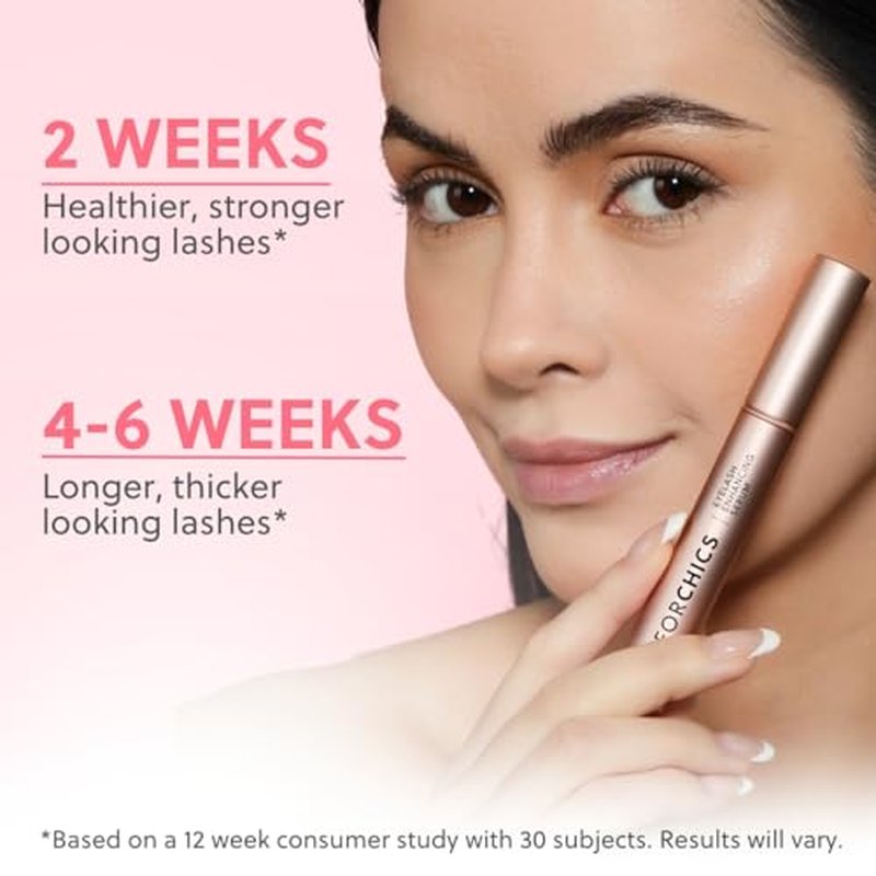 ForLash by ForChics: 2 Pack Ultimate Eyelash Hormone-Free Growth Serum for Enhanced Fuller, Thicker, Longer Lashes - Regrowth Booster, Organic Formula, Vegan & Cruelty-Free