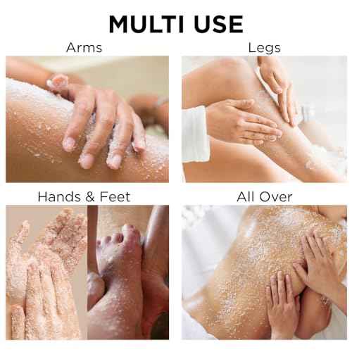 Sumbody USA Citrus Shea Sugar Body Scrub Vitamin C (9oz) Moisturizing Exfoliating Body Foot Hand Scrub Hydrating Nourishing Bath Essential Scrubs Women Teens Gift Self Care Vegan