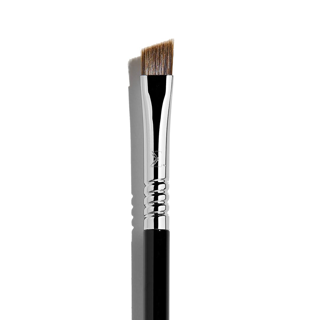 Sigma Beauty E75 Angled Brow Makeup Brush - Angled Brow Brush for Gel or Powder Products - Define & Shape Eyebrows
