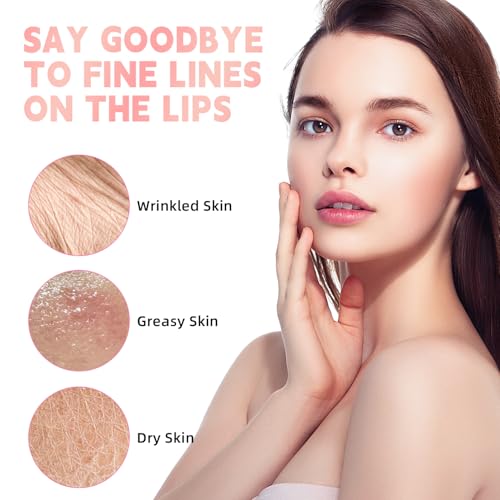 Anti Wrinkle Patches for Lips, Smoothing Smile Line & Lip Area Wrinkles, 6 Patches Skin-friendly Lip Lift Wrinkle Remover Patches