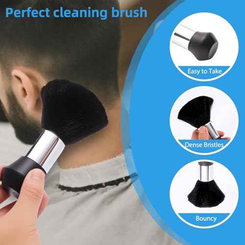 4PCS Blend Friend Fade Comb Set,Barber Fade Comb, Self Haircut Kit for Men Haircut Gradient Hair Comb Compatible withall Hair Clippers Barber Accessories,for Home,Salon (Black)