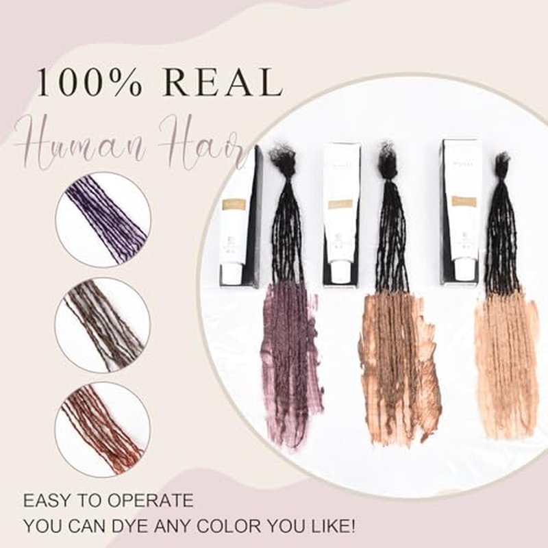 Originea 8-18 Inch 0.1 and 0.2 0.4 Thickness Curly Tips Interlocked sister Locs 100% Real Human Hair Micro loc Extensions Permanent Dreadlock Extensions (Bug# 0.1cm, 14 Inch 70 Strands)