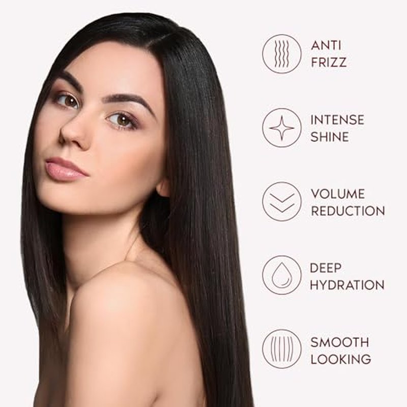 I Belli Capelli Ravenna Hair Straightening Kit ? Repair Hair B-tox, Aloe Vera Shampoo & Conditioner, Repair Oil ? Intense Hydration, Shine ? Formaldehyde-Free ? For All Hair Types (4-Pack)