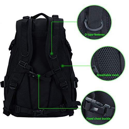 Pickag Tactical Backpack Military Molle Bag Camping Trekking Fishing Gym Traveling Motorcycle Hiking Daypack