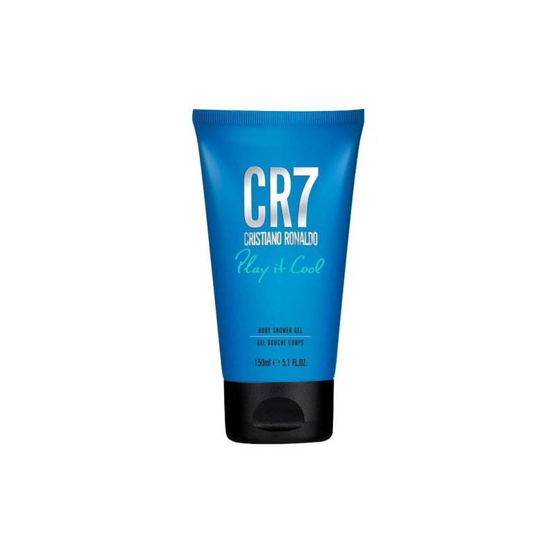 Cristiano Ronaldo CR7 Play It Cool, 2 pc - Fresh Aromatic Body Wash for Men - Fougere Fragrance - Perfumed Shower Gel and EDT Gift Set for Men