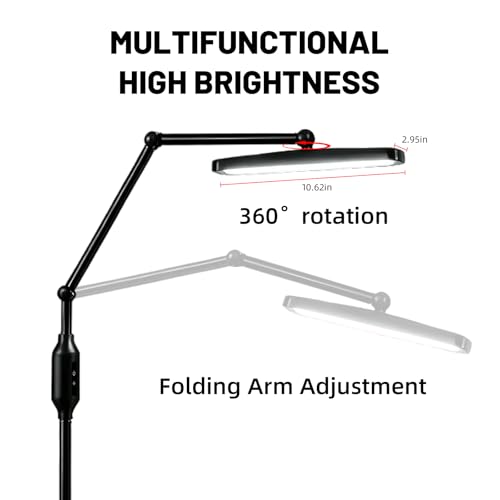 Tattoo Lights With Stand,Polarized Light for Tattoo-Includ Tattoo Vision Glass& 52mm Cpl, Adjustable Tattoo Standing Lamp for Tattoo Artist, Tattoo Studio(Shading pro)