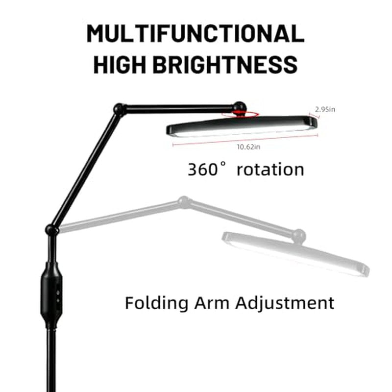 Tattoo LED Work Light with Polarized Filter, Adjustable Brightness ? Tattoo Vision Glass& CPL, Anti-Glare Tattoo Photography Light