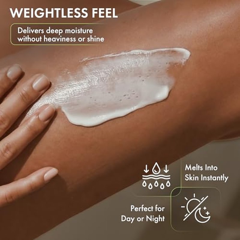 Hydrating Silk Peptide Body Butter - Lightweight Non-Greasy Moisturizer with Aloe Vera, Vitamin E & Herbal Extracts for Dry, Rough, and Sensitive Skin - Deep Nourishment Body Glaze & Hydration