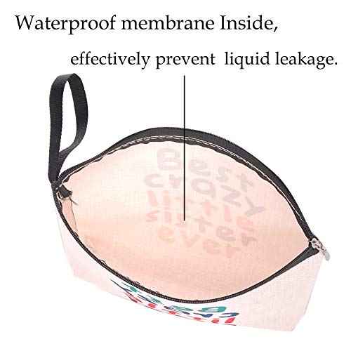 Hanamiya Na Golden Girls Gifts Makeup Bag-Funny Best Friends Quote-Unique Birthday Gift For Women-Live Like Rose Dress Like Blanche Think Like Dorothy Speak Like Sophia