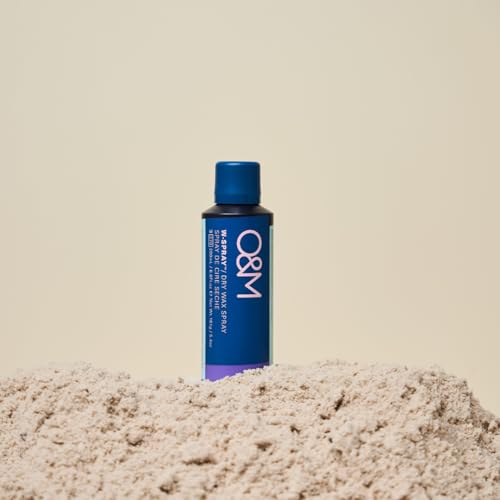 O&M W-Spray Dry Wax Spray for Women, Volumizing Hairspray Texture Mist, Flexible Hold Styling Product, Non-Greasy Finishing Wax, Dry Texturizer with Goji Avocado Lilly Pilly Extracts, 200ml