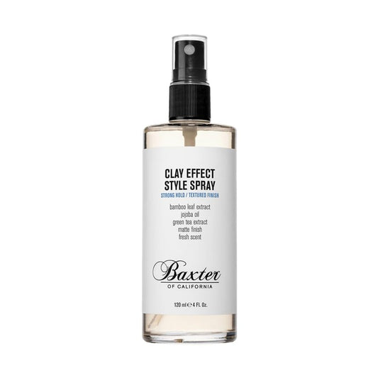 Baxter of California Clay Effect Style Spray for Men | Textured Finish | Strong Hold | Hair Styler | 4 fl. oz.