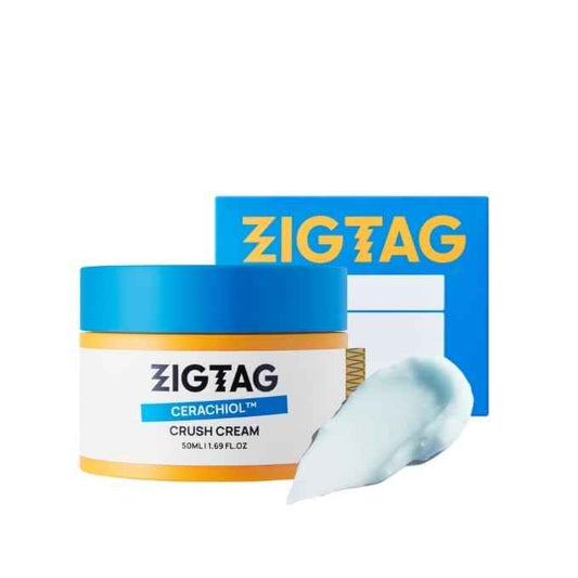ZIGTAG Cerachiol Crush Cream | Skin Barrier & Hydration Repair with Ceramide Cream | Face Moisturizer for Dry & Sensitive Skin | Korean Skin Care, 1.69 oz