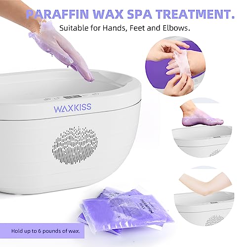 Paraffin Wax Machine for Hand and Feet with Paraffin Wax Refills moisturizing, 3000ml Safety Hand wax Paraffin Machine for Reservation Paraffin Wax Bath Warmer