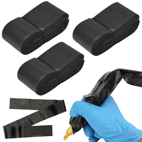 300PCS Clip Cord Covers,Disposable Hygiene Tattoo Clip Cord Covers for Tattoo,2¡¿32in Tattoo Clip Cord Covers, For Tattoo Machine Bags Tattoo Supplies Tattoo Accessories. (black)