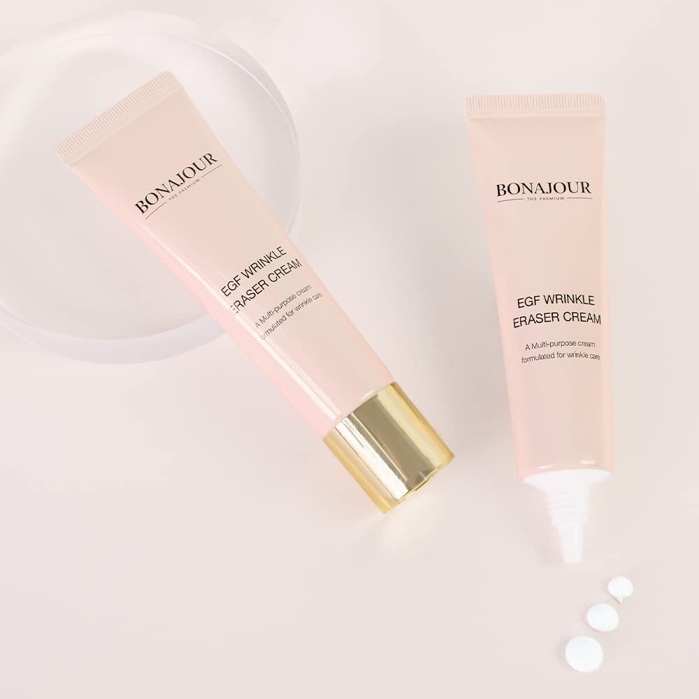 BONAJOUR] EGF Wrinkle Eraser Cream - 10% Volufiline, High Nutrition, Anti-aging&Wrinkle care multi-cream for dry skin 1.01Fl. Oz