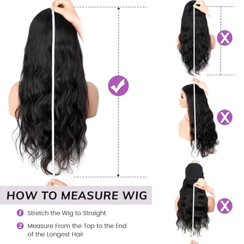 6x5 Lace Front Wig Human Hair Wig for Women 210% Density Body Wave Wear and Go Glueless Wigs Pre Plucked Pre Cut Lace Wigs Pre Bleached Tiny Knots Wig 24 Inch