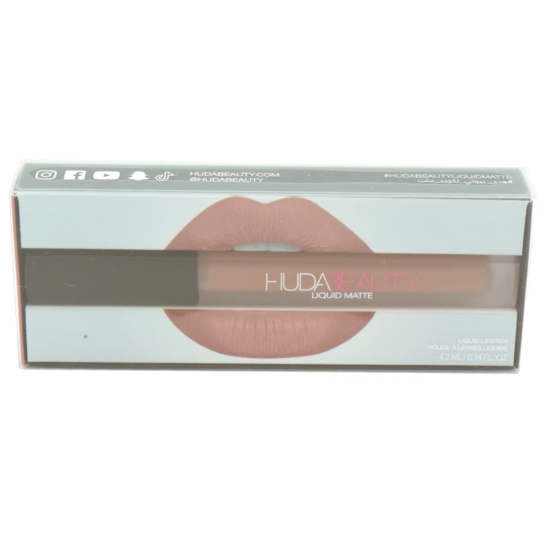 HUDA BEAUTY Liquid Matte Ultra-Comfort Transfer-proof Lipstick Trophy Wife