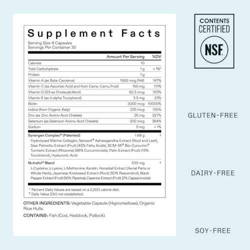 Nutrafol Women's Hair Growth Supplements, for Women Ages 18-44, Clinically Proven Hair Supplement for Visibly Thicker and Stronger Hair, Dermatologist Recommended - 1 Month Supply, 1 Refill Pouch