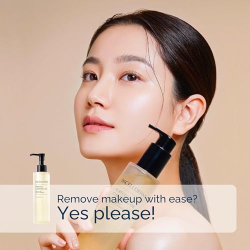 Riman Incellderm Purecell Cleansing Oil | 4.9 fl oz | Gentle Makeup Remover and Hydrating Cleanser | Suitable for Various Skin Types | Lightweight, Plant-Based Formula