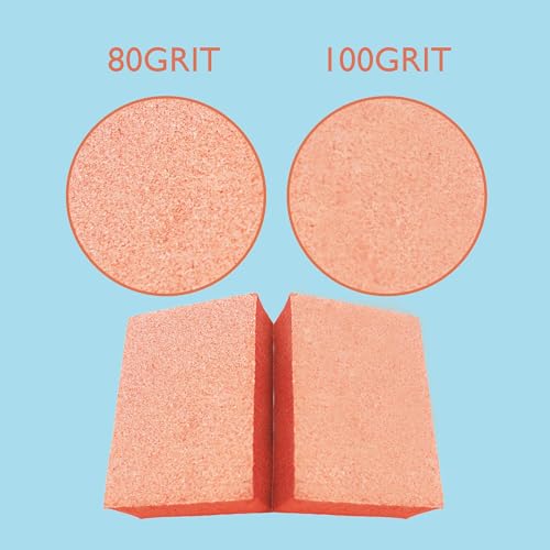 RED Nail Design Disposable Mini Nail Buffers - 1500 PCS, 80/100 Grit Single-Use Buffing Blocks for Natural & Acrylic Nails - Compact Nail Buffer Blocks for Manicure & Pedicure - for Home & Salon