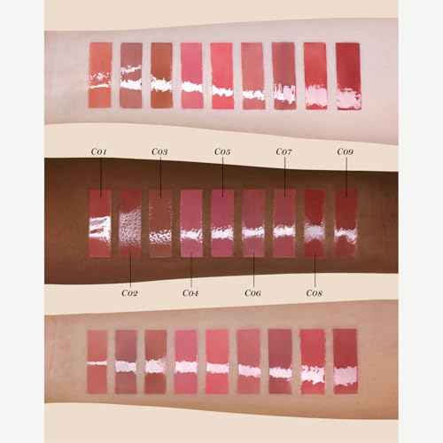 Flower Knows Butterfly Cloud Collar Glossy Lipstick,Hydrating Solid Lip Gloss,Moisturizing Pink Tinted Lip Balm,Long Lasting Lip Gloss in Balm for Girls&Women,Vegan & Cruelty-Free(C06 Cardamom)