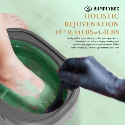 Paraffin Wax for Hand and Feet, 10 Pack Aloe Vera Paraffin Wax Refills for Paraffin Wax Machine, Hand Wax Paraffin Wax Bath, Foot Wax Paraffin Bath, Moisturizing Hands Feet, Deep Hydration
