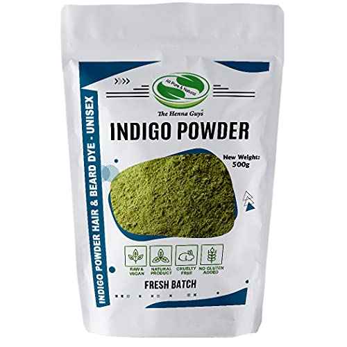 500 Grams INDIGO POWDER For Hair Dye/Color - The Henna Guys