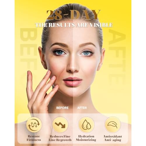 3% Retinol Cream Face Moisturizer, Anti Aging Neck Firming Cream with Collagen, Day & Night Face Cream with Hyaluronic Acid, Lifting & Tightening Wrinkle for Women & Men, 1.7 FL OZ, 3PC